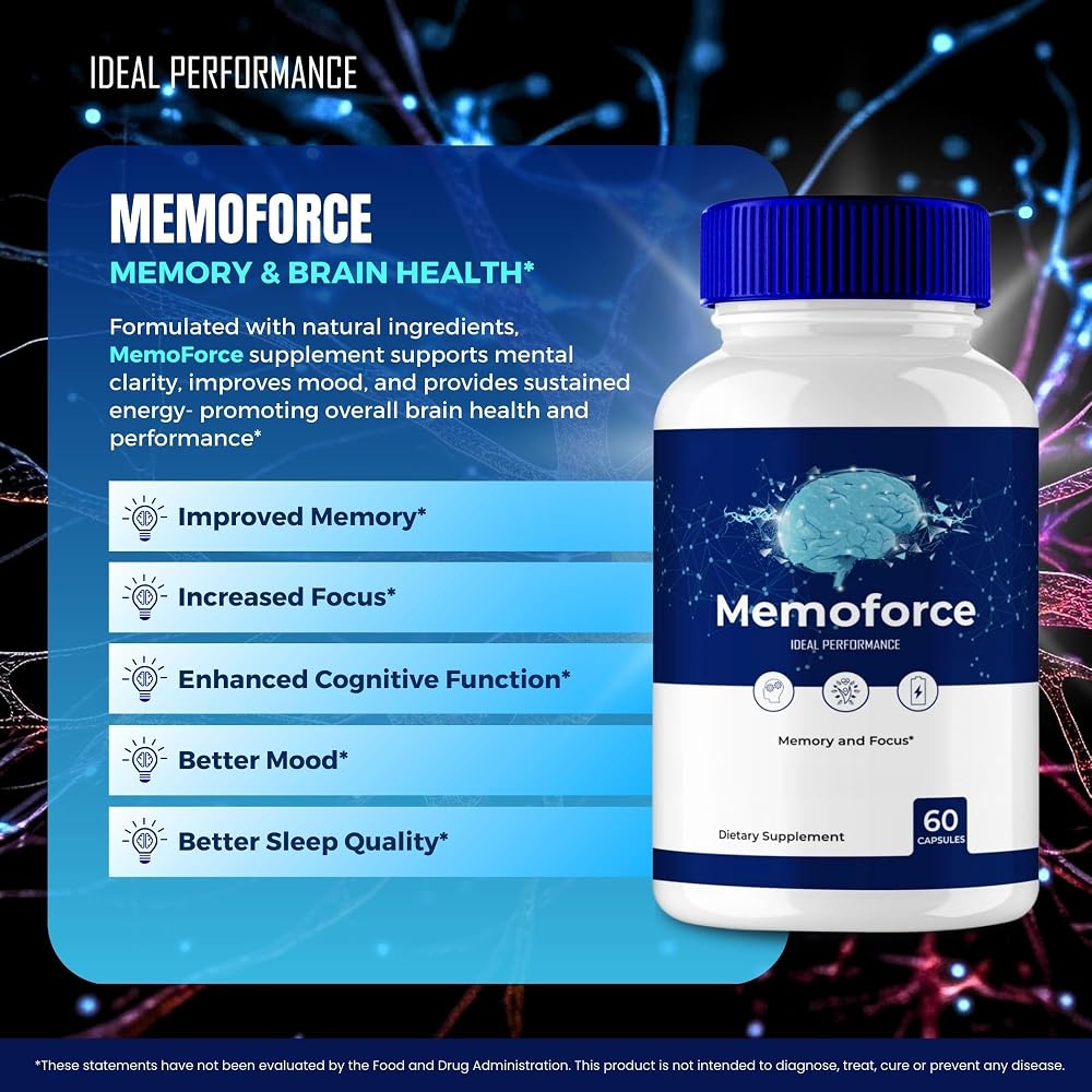 IDEAL PERFORMANCE Memoforce Brain Support Capsules - 180 Count - image 6