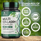 Nature's Nutrition Multi Collagen Pills - Hydrolyzed Collagen