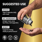 Clean Nutraceuticals Shilajit Supplement with Tongkat Ali - 90 Capsules - image 6
