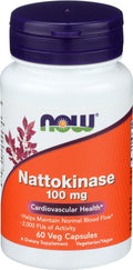 NOW Foods Nattokinase 100mg - 60 Capsules