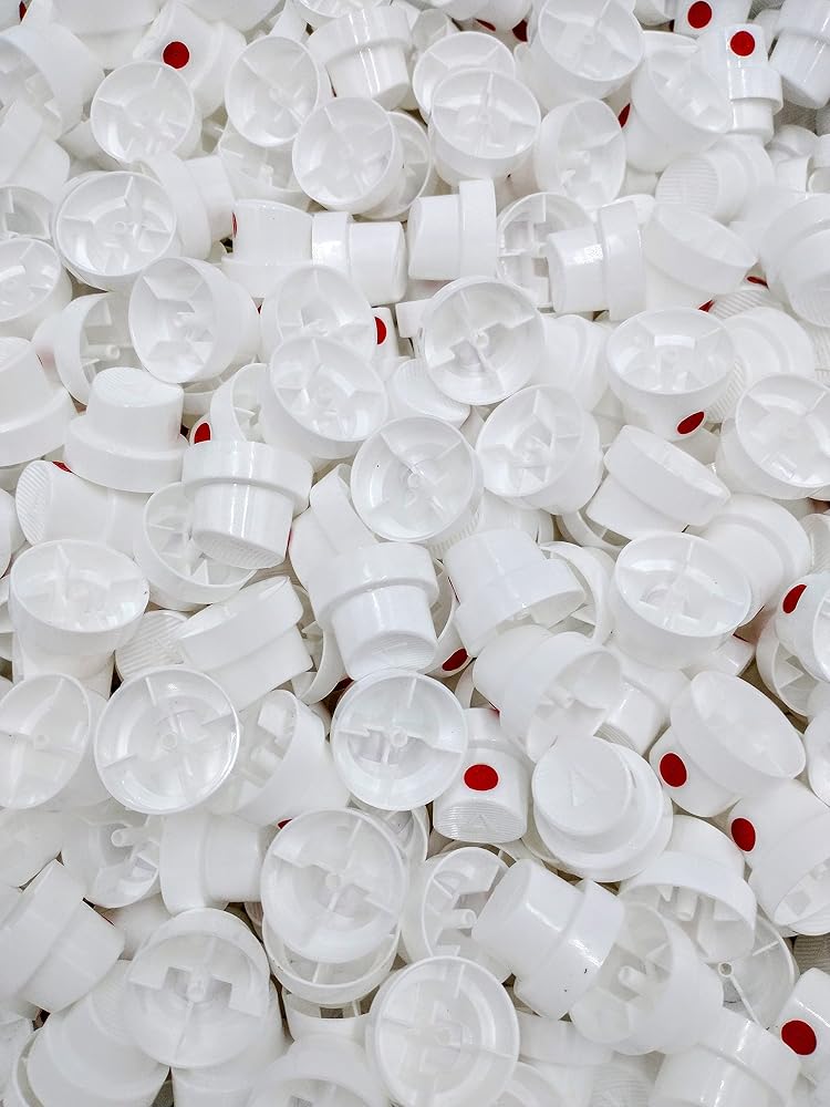Spray Paint Caps Pink Dot Wide Replacement Caps - 1 Pack