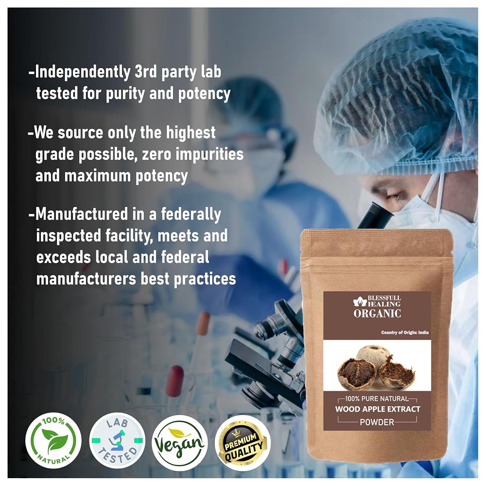 Blessfull Healing Organic Wood Apple Extract Powder - 100 Gram - image 3