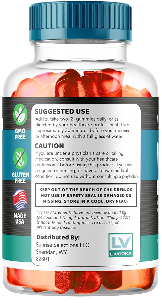 LIVORKA Vigorprime Gummies for Men - 300 Gummies - image 3