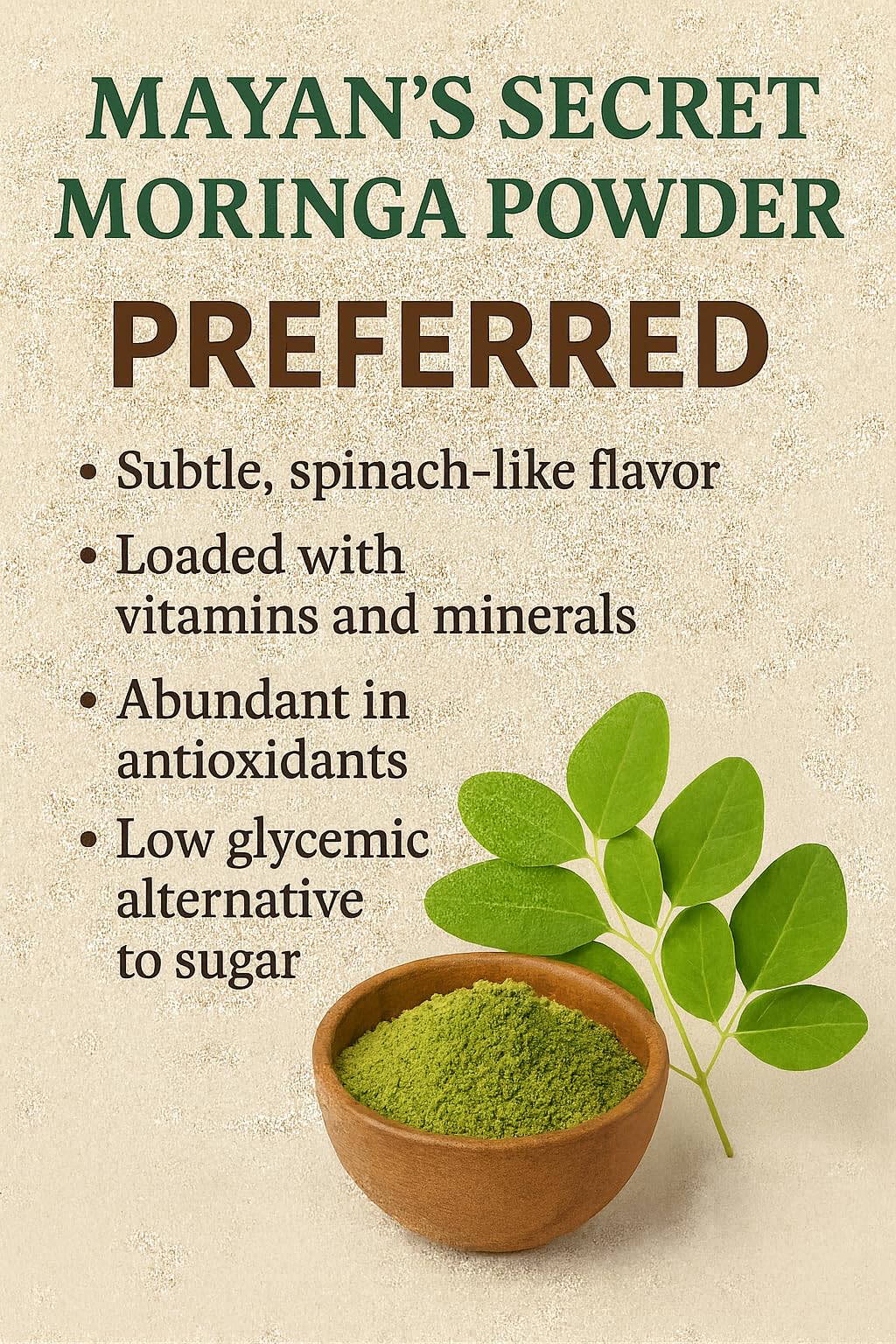 Mayan's Secret Organic Moringa Leaf Powder - 12 oz - image 7