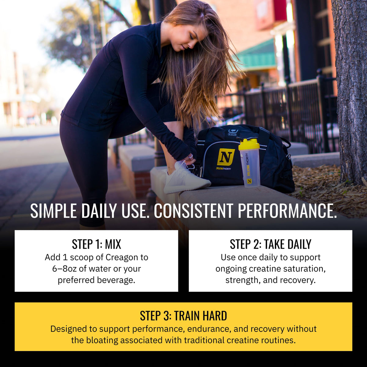 Nutrithority - Creagon, Advanced Creatine Powder Complex (30 Servings)