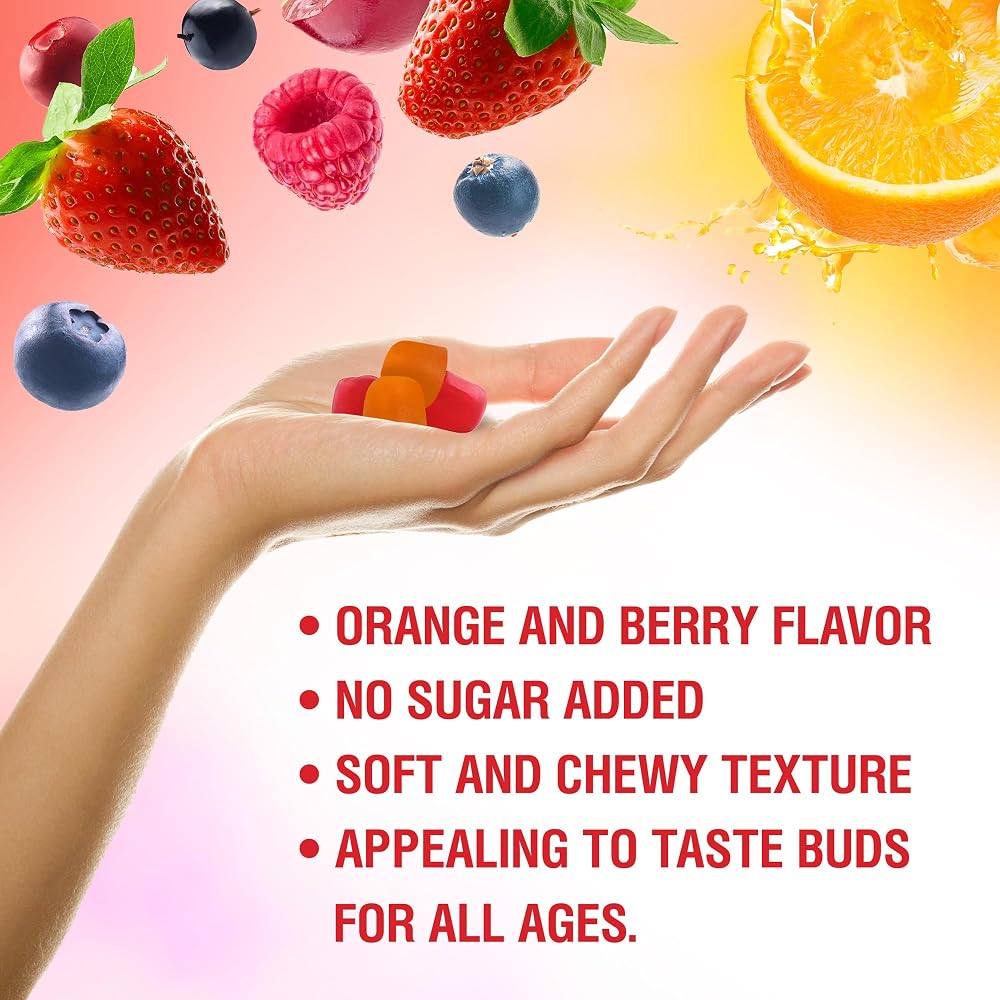 BionerLab Calcium Magnesium Zinc Gummies with Vitamin D3 & K2 - High