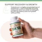 Double Wood Supplements Turkesterone 500mg Strength + Recovery - 120 Capsules - image 5