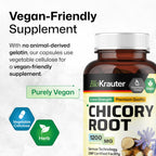 BIO KRAUTER Chicory Root Prebiotic for Digestive Support - 100 Capsules - image 6
