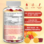 Flamingo Supplements Sugar-Free Probiotic Gummies 3 Billion CFU - 90 Count - image 2