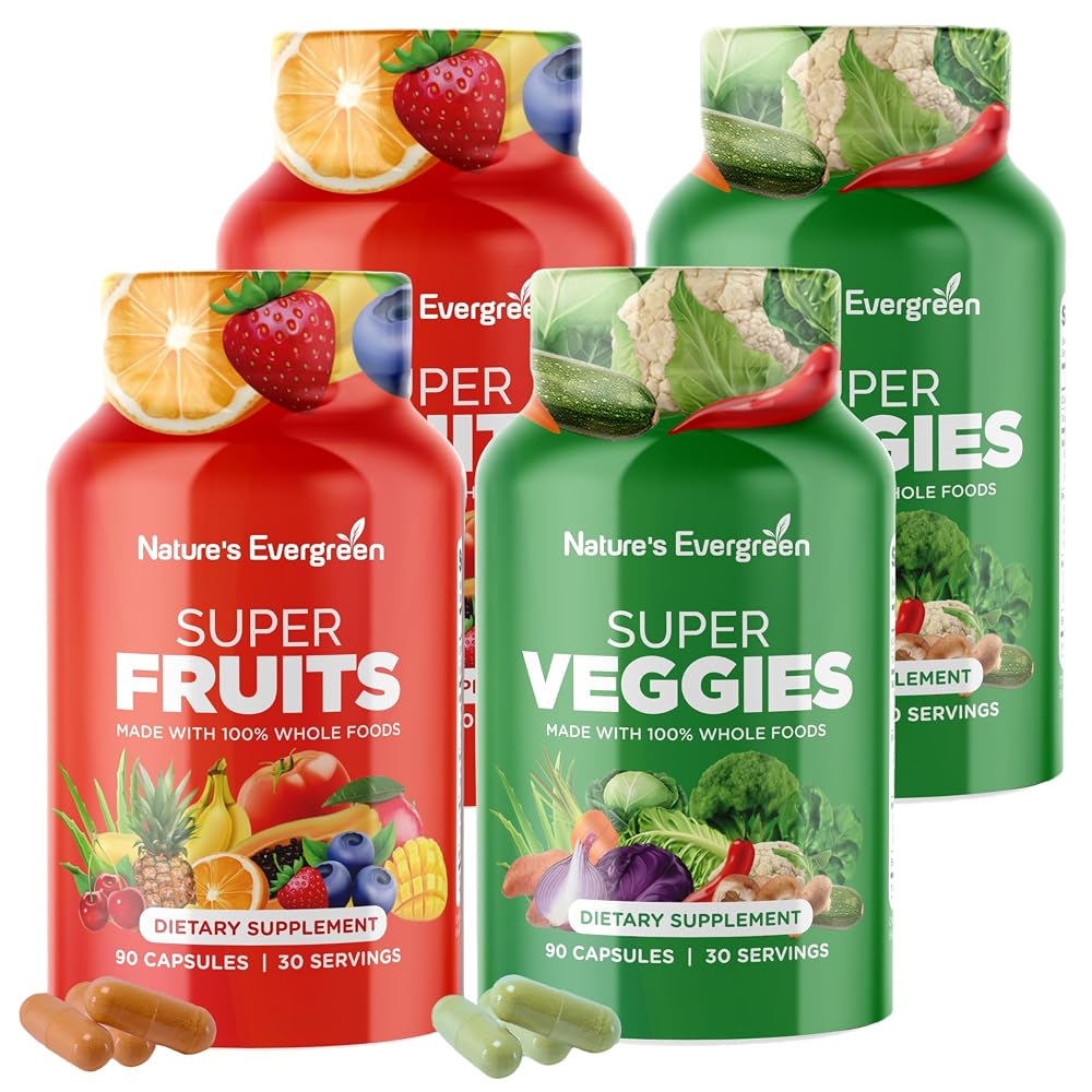 Nature's Evergreen Fruits and Veggies Supplement - Nature Fruits