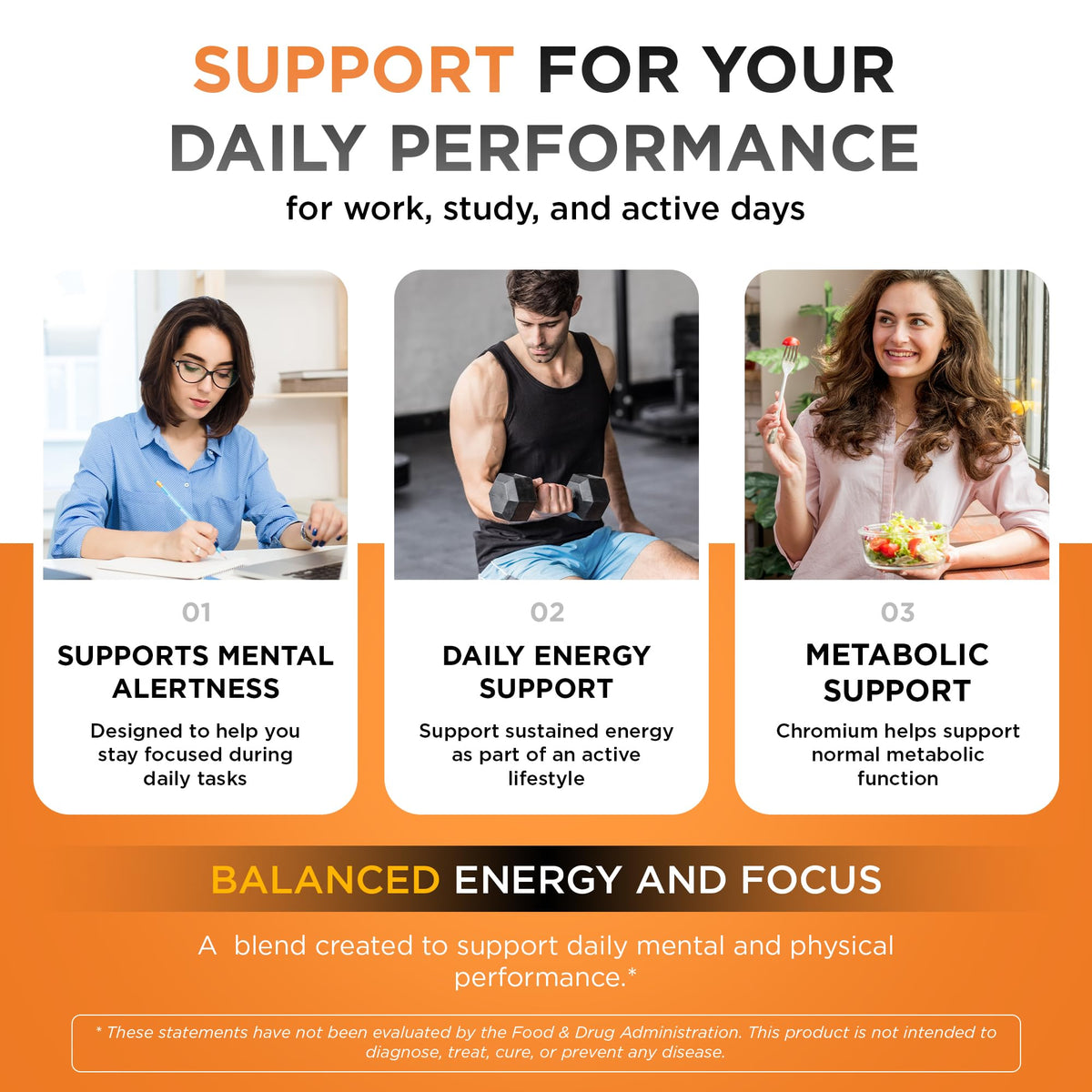 Oxygen Nutrition Awakening Natural Energy & Focus Supplement - 60 Capsules - image 3