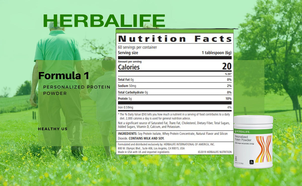 Herbalife Formula 1 Four Combo Nutritional Shake Mix - 64 oz - image 5