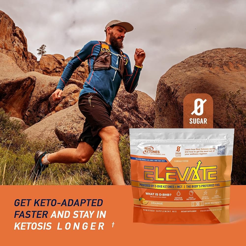 Real Ketones MCT & BHB Exogenous Ketones Drink Mix Packets Elevate - image 4