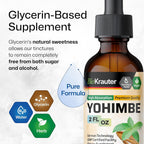 BIO KRAUTER Yohimbe Tincture - Organic Yohimbe Bark Liquid Extract