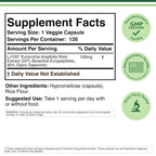 Double Wood Supplements LJ100 Tongkat Ali 100mg - 120 Capsules - image 2