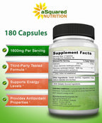 aSquared Nutrition Garcinia Cambogia 1600mg - 180 Capsules - image 5