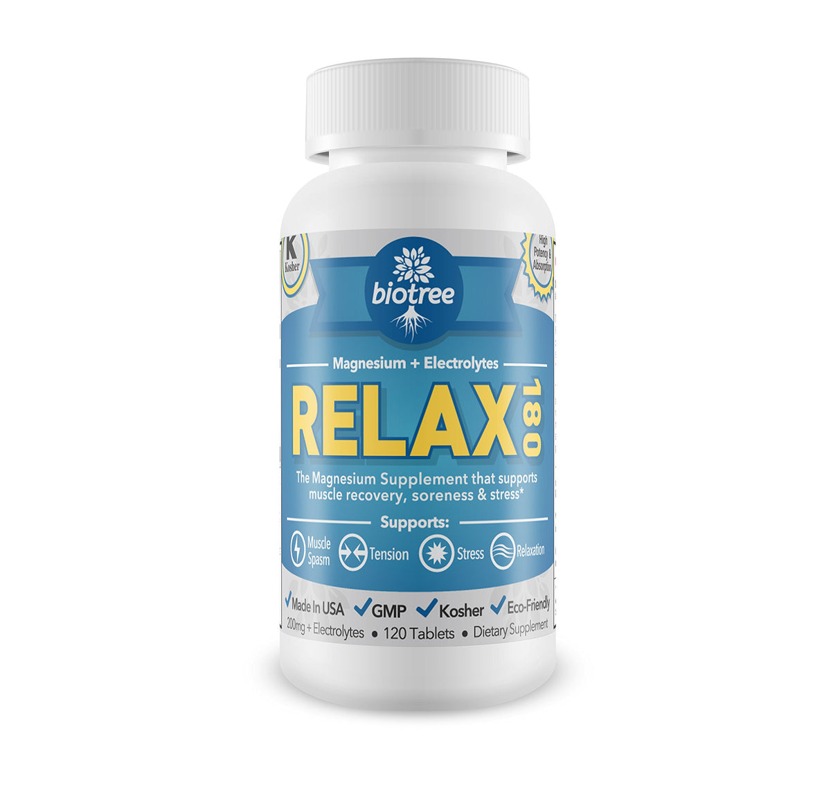 BioTree Labs Relax 180 Magnesium & Potassium - image 4