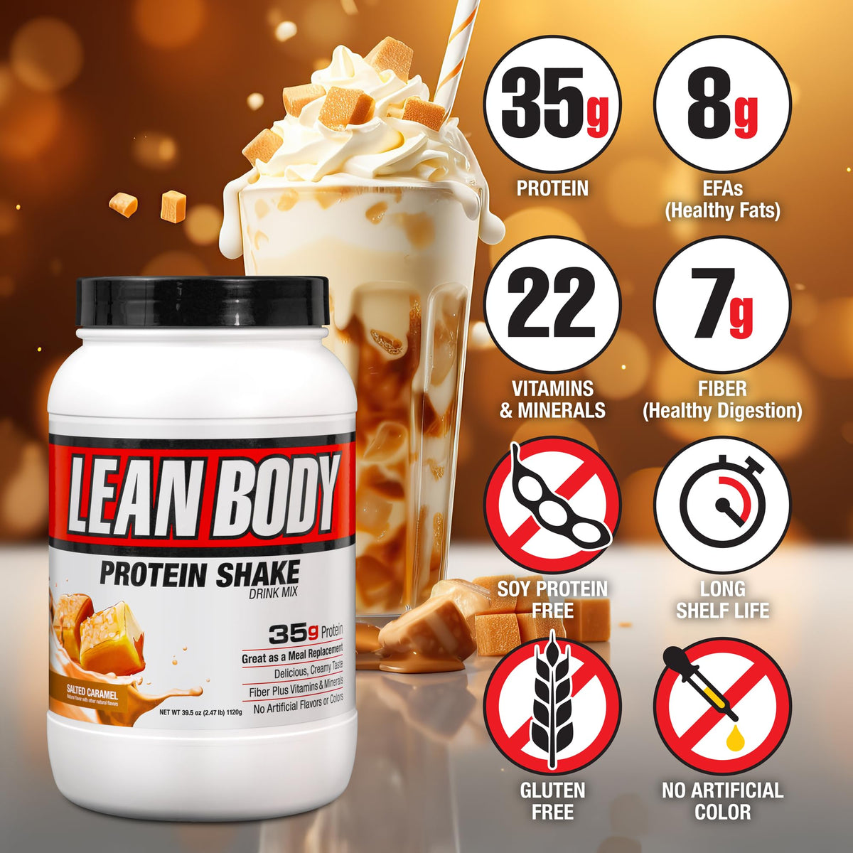 Labrada Nutrition Lean Body Hi-Protein Meal Replacement Shake