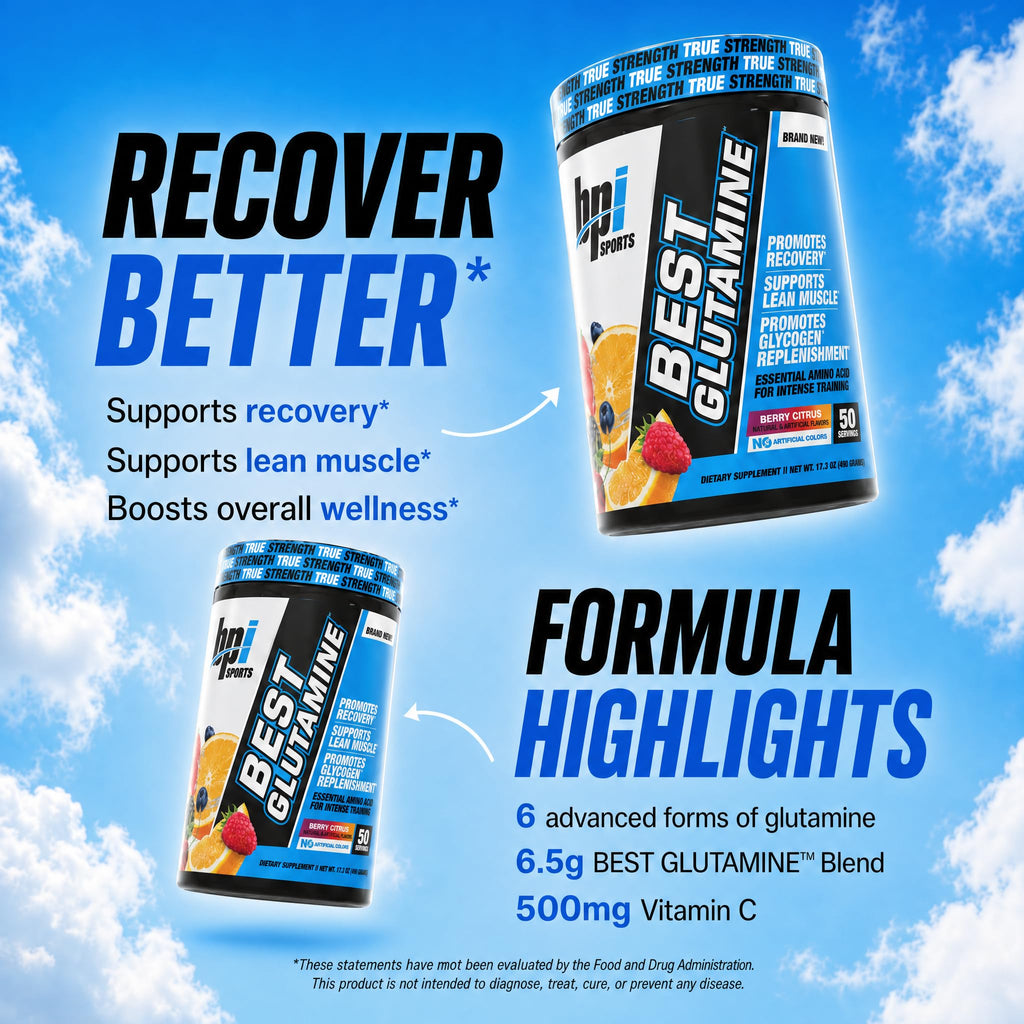 BPI Sports Best Glutamine Essential Amino Acid For Intense Training
