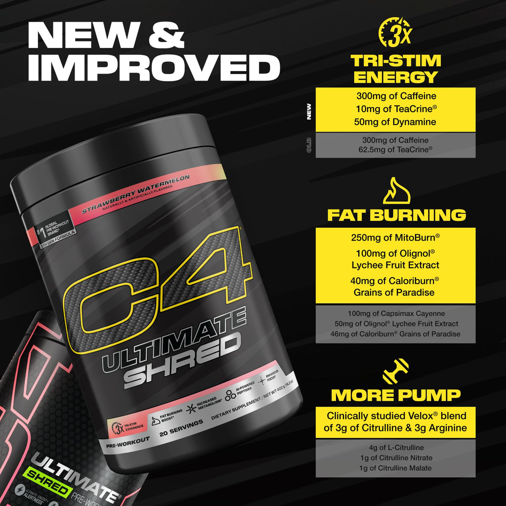 Cellucor C4 Ultimate Shred Pre Workout Powder