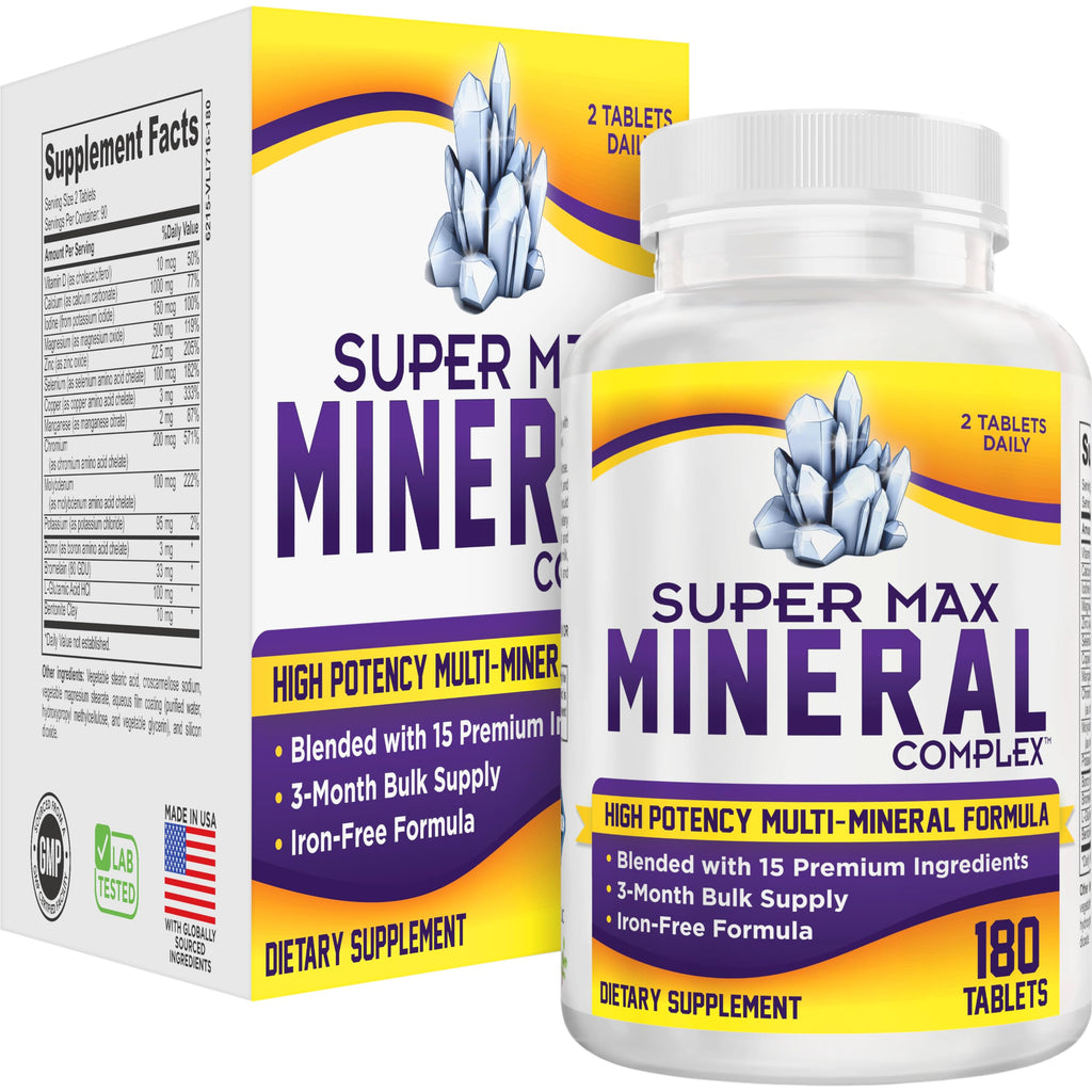 Elevate Recovery Multimineral Supplement Iron-Free - 180 Tablets