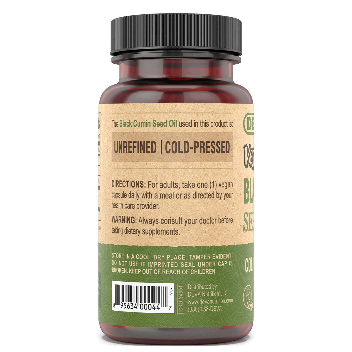 Deva Vegan Nutrition Black Cumin Seed Oil - image 4