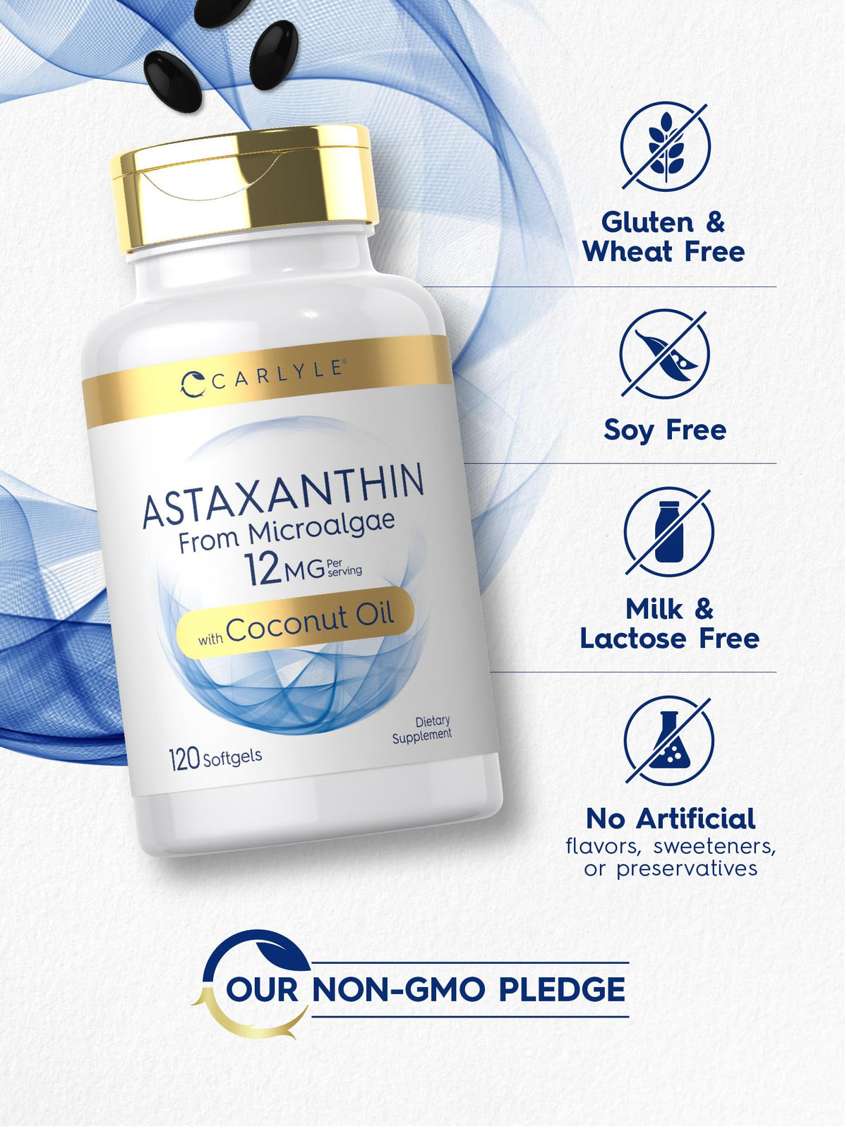Carlyle Astaxanthin 12mg - 120 Softgels - image 4