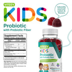 Viteey Probiotics Plus Prebiotics Fiber Gummies