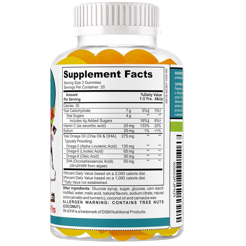 Celebrity LifeStyle Ez-Focus Gummies for Kids Brain Support - 60 Count - image 3