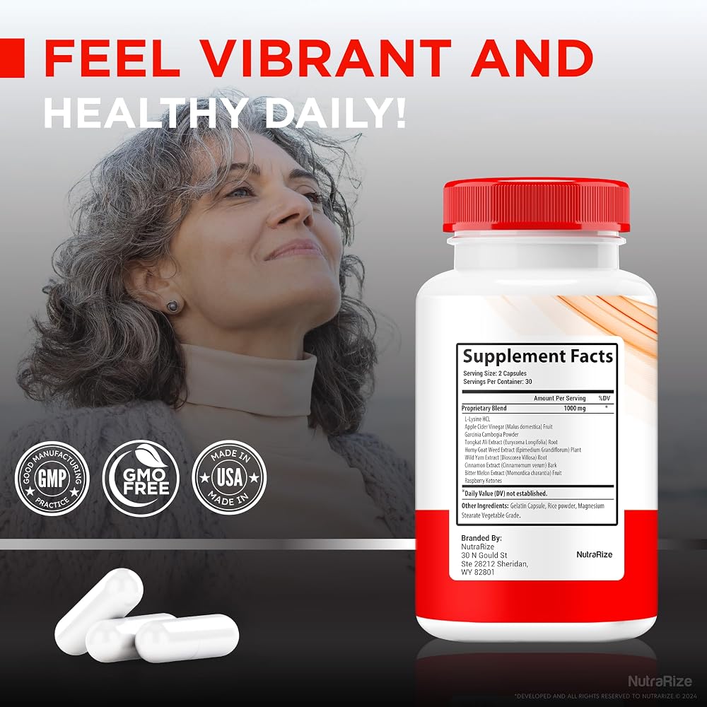NutraRize Gluco Revive Natural Supplement - 180 Capsules - image 8