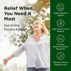 Flora Urgent Support Digestive Enzymes - 60 Vegetarian Capsules - image 3