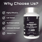 Heroot Premium Berberine with Ceylon Cinnamon Capsules