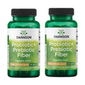 Swanson Prebiotic + Probiotic Fiber 500 Million CFU - 120 Vegetarian Capsules