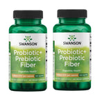 Swanson Prebiotic + Probiotic Fiber 500 Million CFU - 120 Vegetarian Capsules