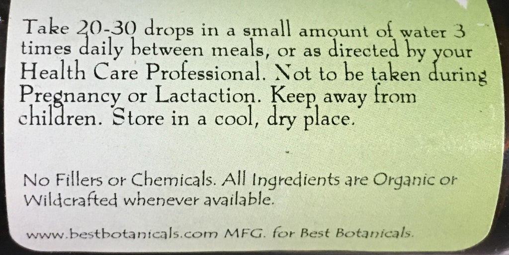 Best Botanicals Mistletoe Herb Extract - 1 Fl Oz - image 3