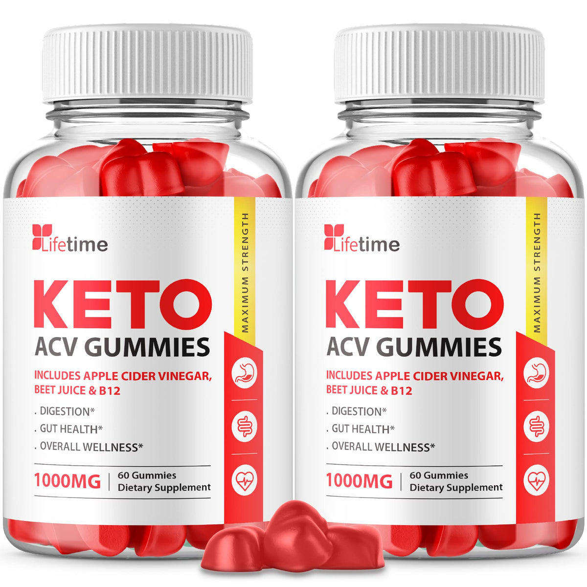 IDEAL PERFORMANCE Lifetime Keto Plus ACV Gummies - 120 Gummies