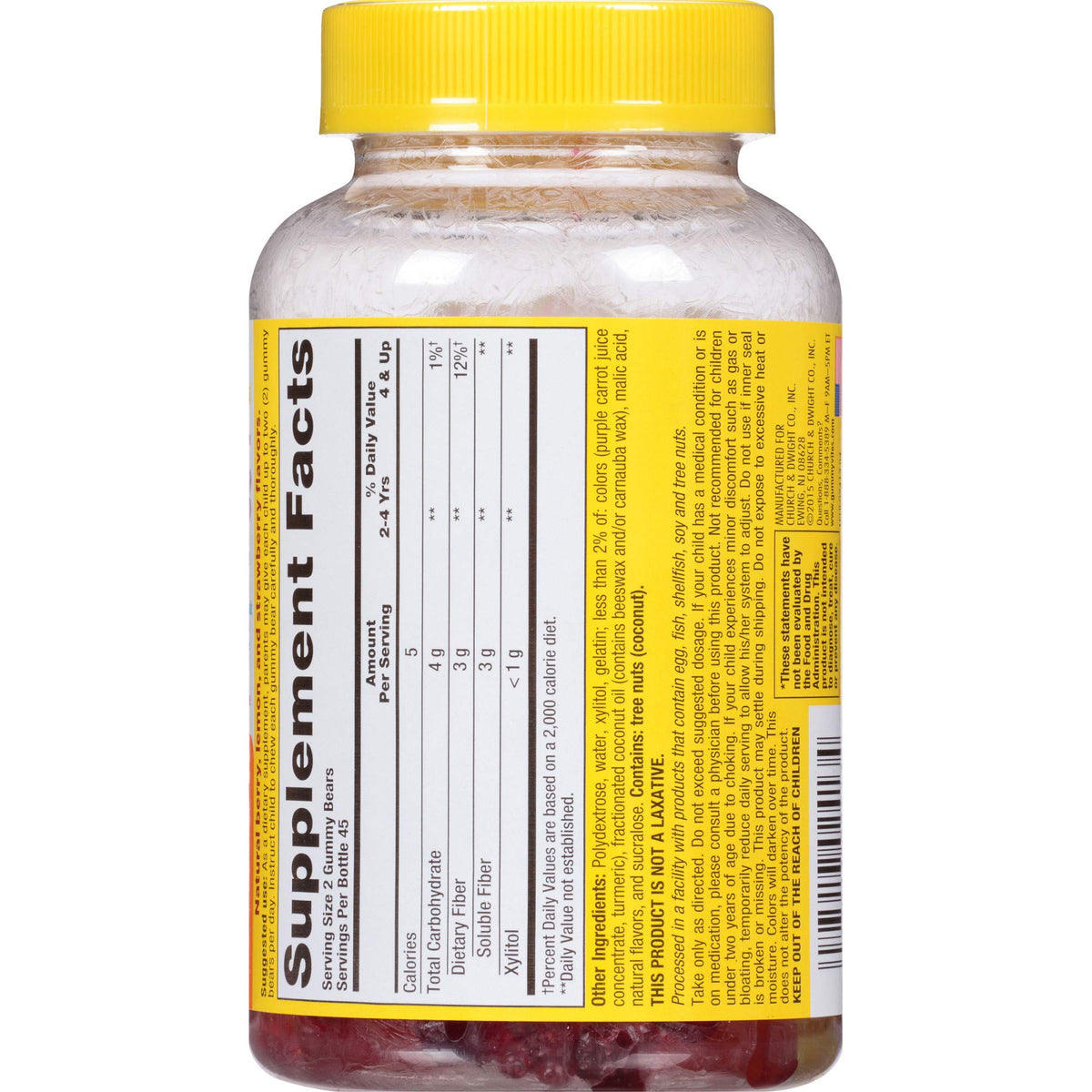 Lil Critters Fiber Gummy Bears - 90 Count - image 2