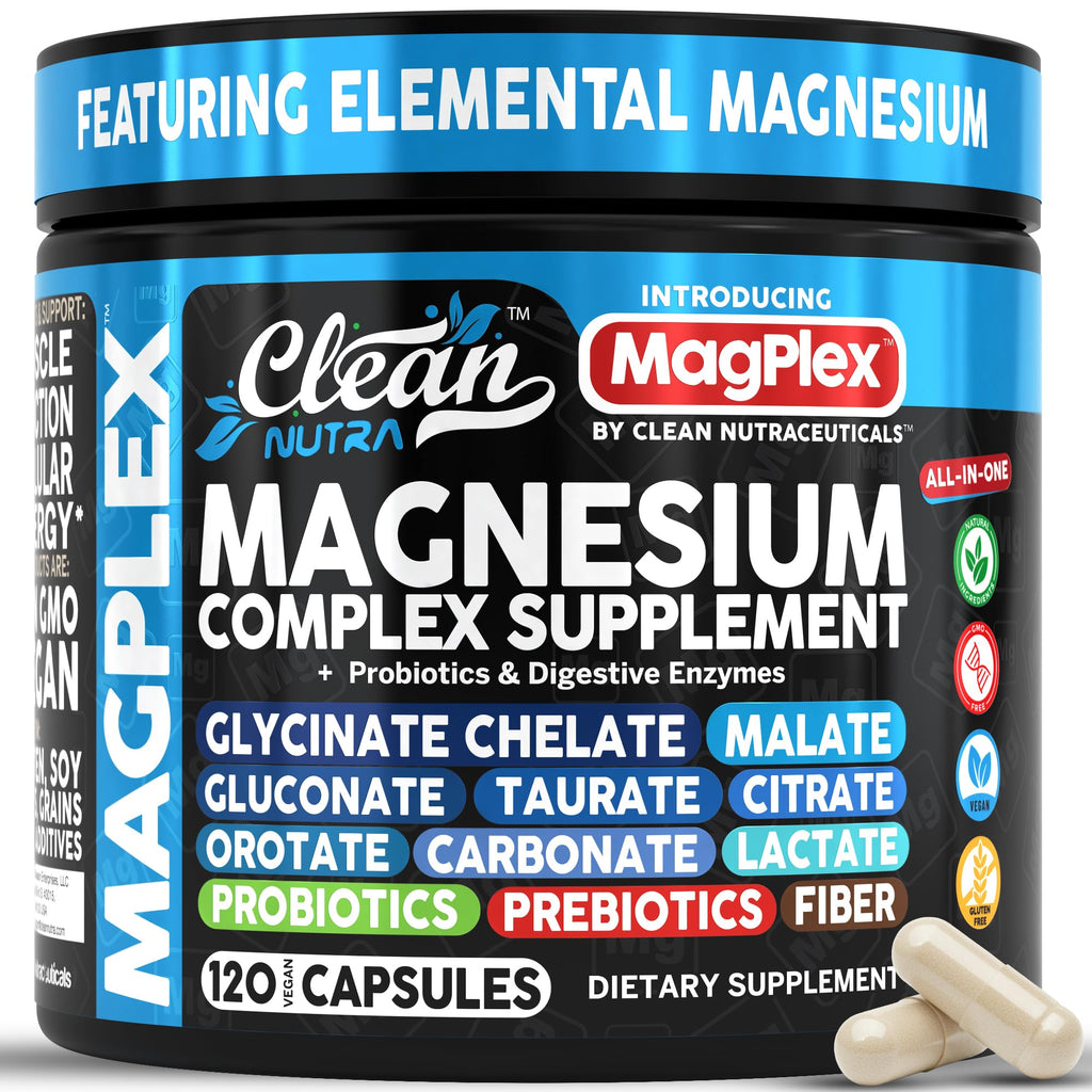 Clean Nutraceuticals Magnesium Complex - 120 Capsules