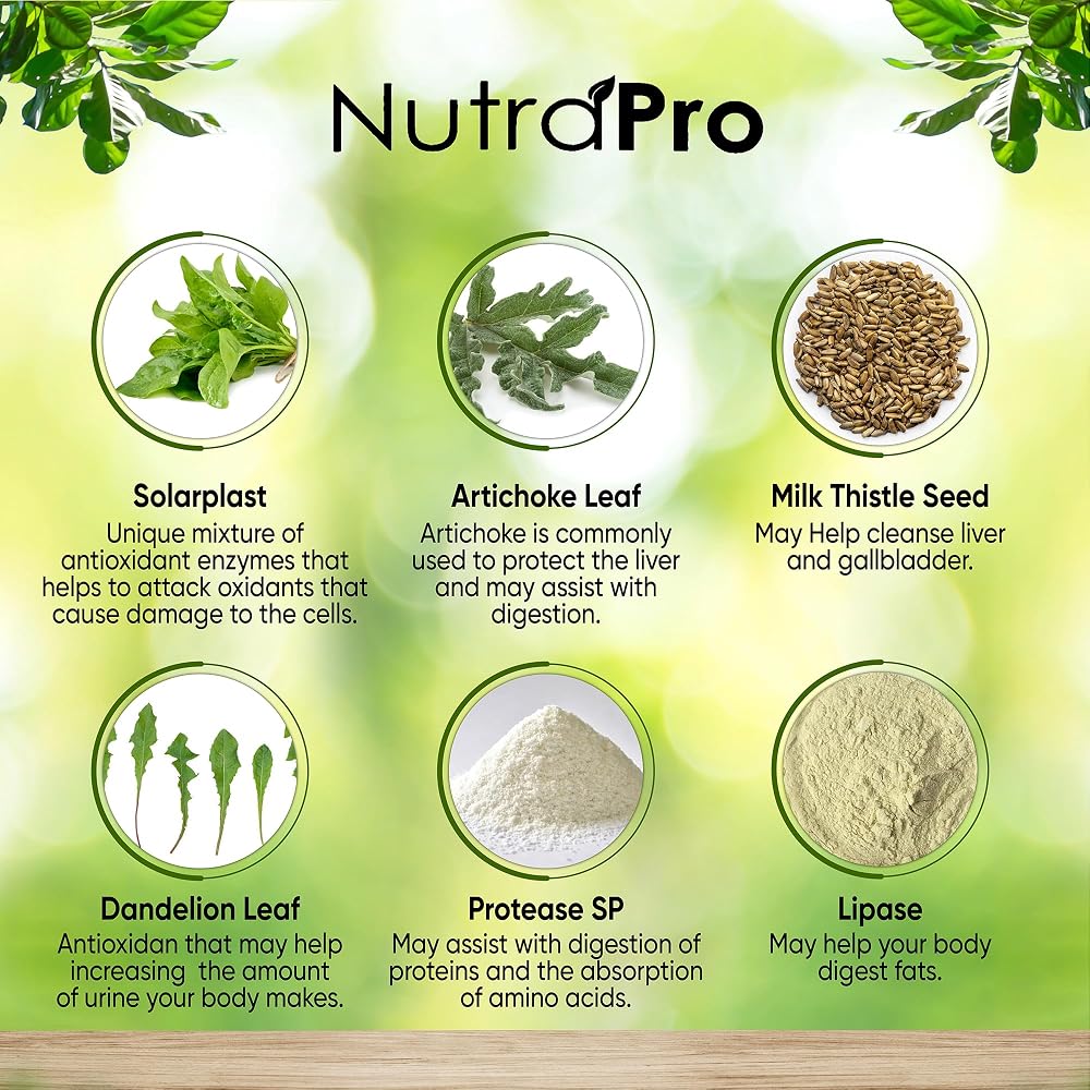 NutraPro Liver Health Formula with Milk Thistle & Artichoke - 60 Capsules - image 5
