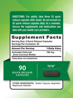 Nature's Truth Activated Charcoal Capsules - 90 Count - image 2