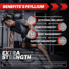 BEBEFEN Psyllium Husk Capsules 2400mg with Black Pepper - 60 Capsules - image 4
