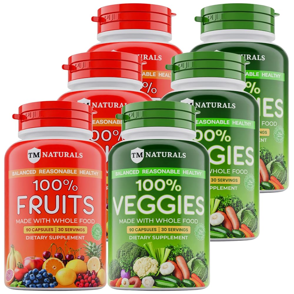 TM NATURALS Fruit and Veggies Supplement - Super Greens Men's