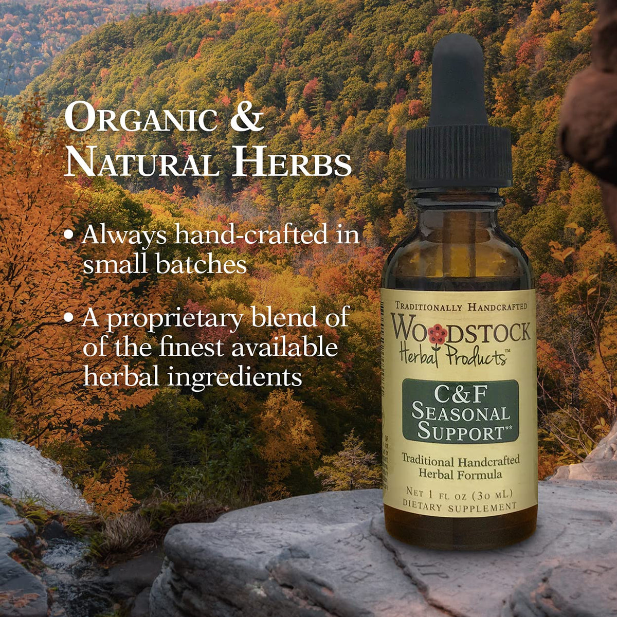 Woodstock Herbal Products, Cold Flu Seasonal Support, 1 Fl Oz - image 5