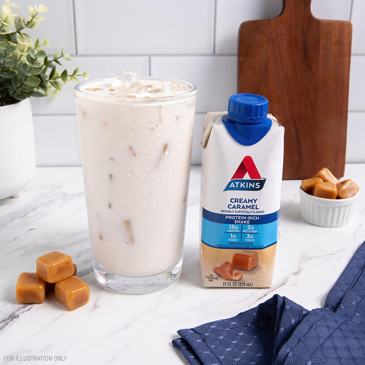 Atkins Creamy Caramel Protein Shake - 12 Count - image 5