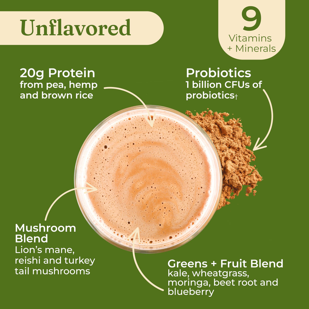 Four Sigmatic Plant Based Vanilla and Superfood Organic Plant-Base