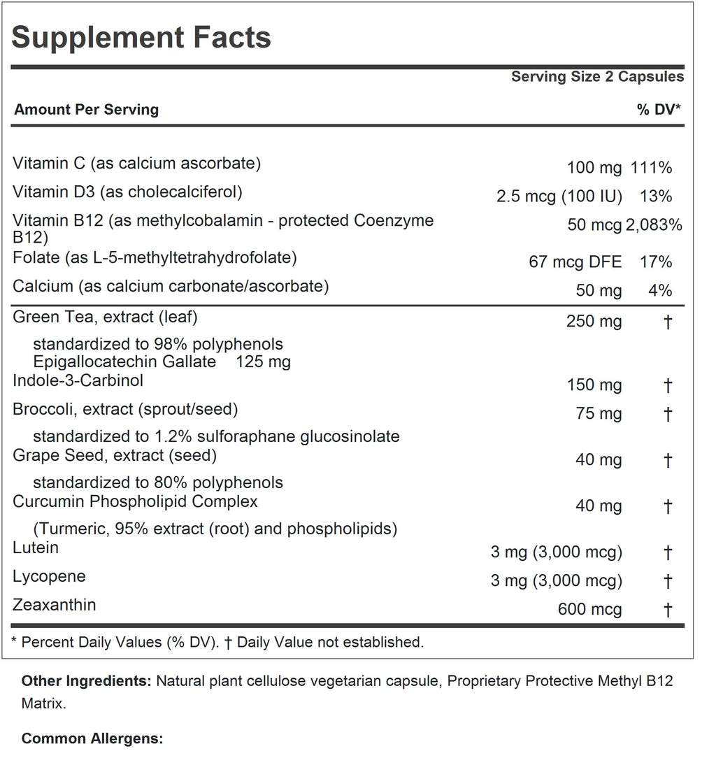 ANDREW LESSMAN Breast Health Capsules - Provides Protective Compounds