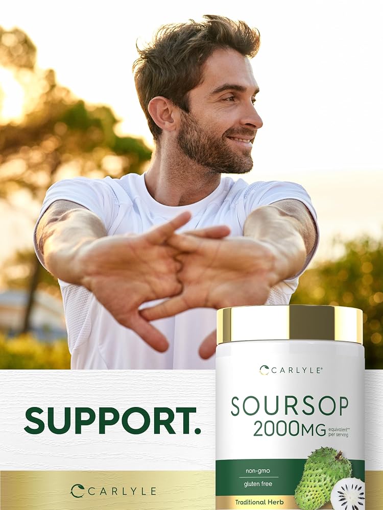 Carlyle Soursop Leaves Graviola - 160 Capsules - image 6