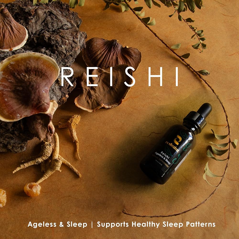 Redmint Ageless & Sleep Reishi Mushroom Tincture - 1 Fl Oz - image 2