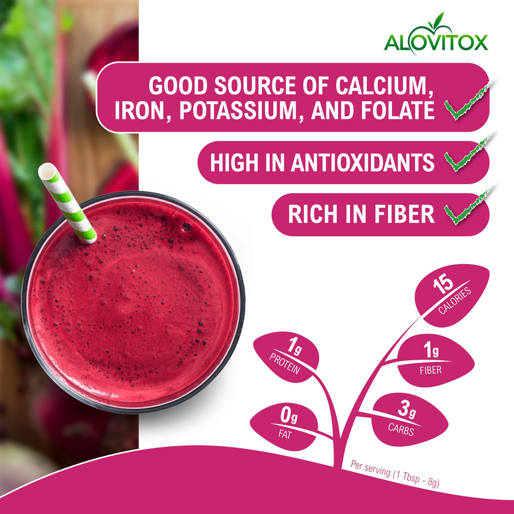 Alovitox Beet Root Powder USDA Organic - 1 Pound - image 4