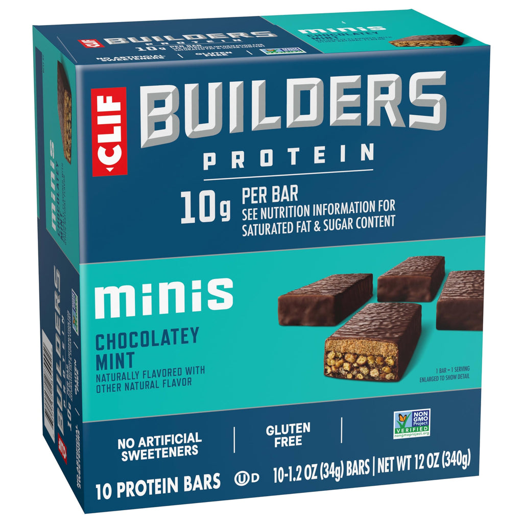 Clif Builders Minis Chocolatey Mint Protein Bars - 10 Count - image 11